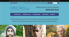 Desktop Screenshot of orchid-cancer.org.uk